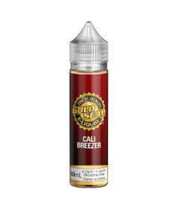 Cali Breezer 6mg Gold Seal 60ml Freebase E-Liquid
