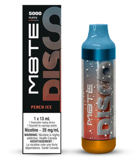Peach Ice M8te Vape Disco 5000 Disposable