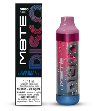 Blue Raspberry M8te Vape Disco 5000 Disposable