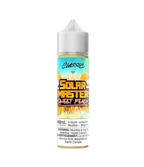 Sweet Peach 3mg Solar Master Freebase 60mL E-Liquid