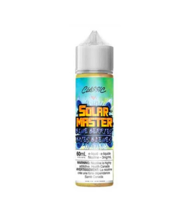 Blue Berries 3mg Solar Master Freebase 60mL E-Liquid