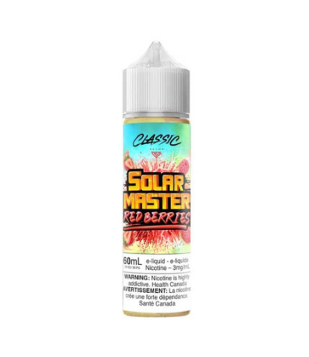 Red Berries 3mg Solar Master Freebase 60mL E-Liquid