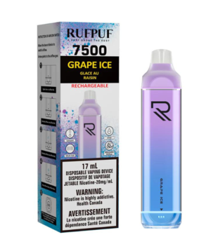 Grape Ice RufPuf 7500 Disposable