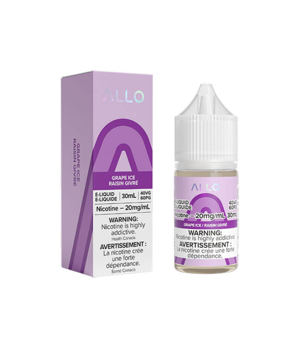 Allo Grape ice 20mg Allo Nic Salt 30ml E-Liquid