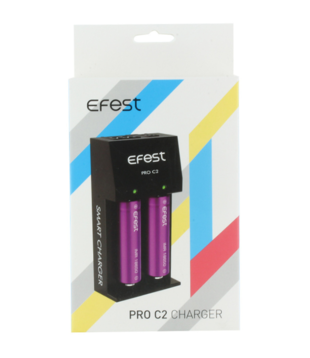 Efest Pro C2 2-Bay Smart Li-ion Battery Charger
