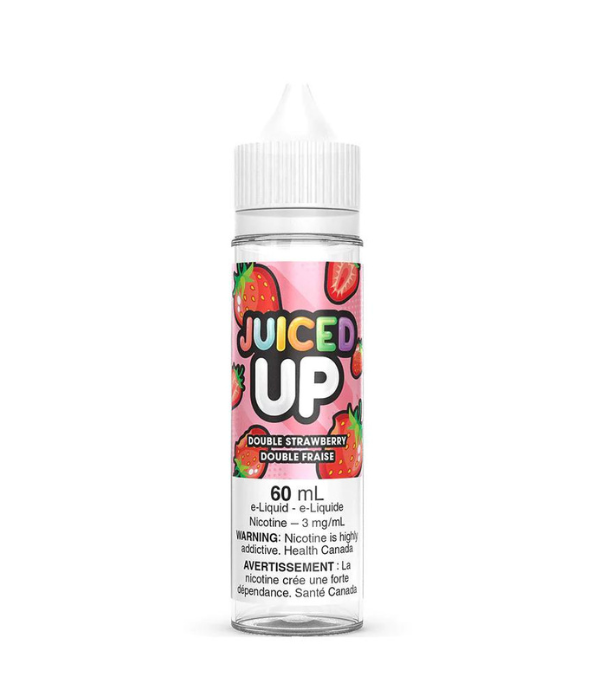 Double Strawberry 3mg Juiced Up Freebase 60mL E-Liquid