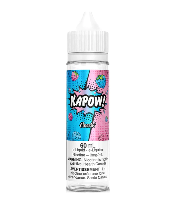 Cloudy (Flossin ) 12mg Kapow Freebase 60mL E-Liquid