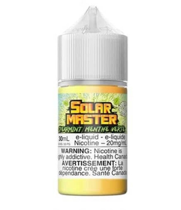 Spearmint 20mg Solar Master Nic Salts 30ml E-Liquid
