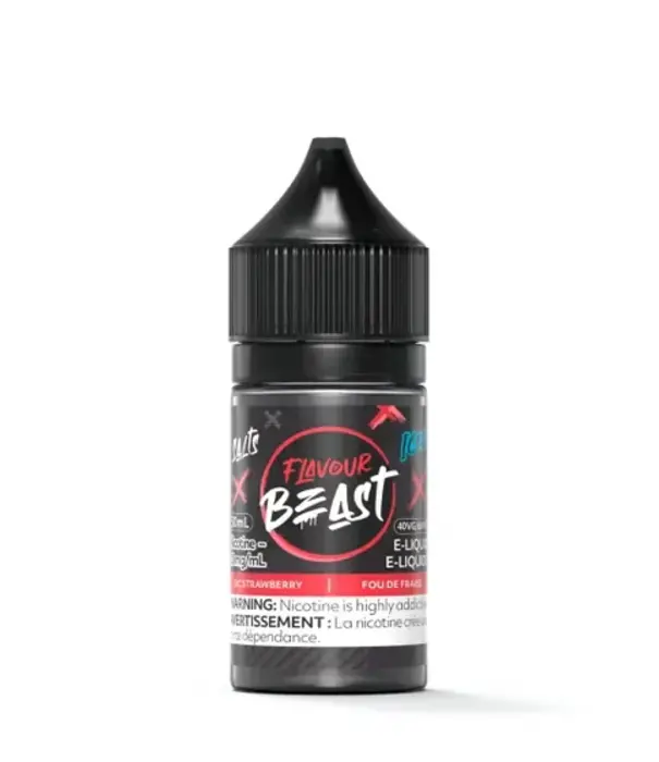 Flavour Beast Sic Strawberry ice 10mg Flavour Beast Nic Salt 30ml E-Liquid