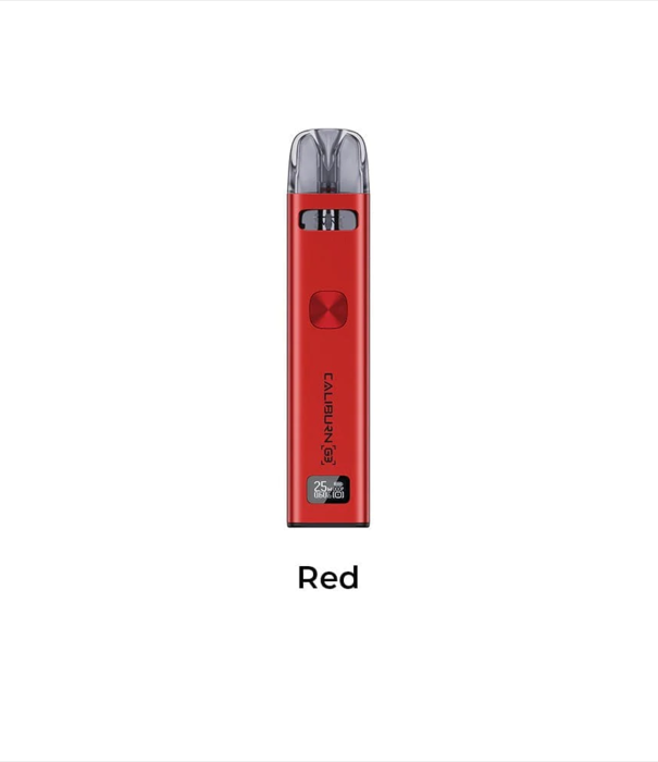 Red Uwell Caliburn G3  25w Pod System Kit (CRC)