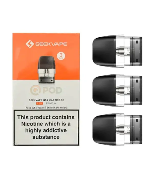 GeekVape Replacement Q Pods 0.6ohm 2ml 18-25w