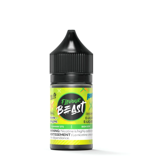 Flavour Beast Slammin’ STS Iced  10mg  Flavour Beast Nic Salts 30ml E-Liquid
