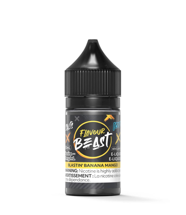 Flavour Beast Blast in’  Banana Mango Ice 20mg Flavour Beast Nic Salt 30ml E-Liquid