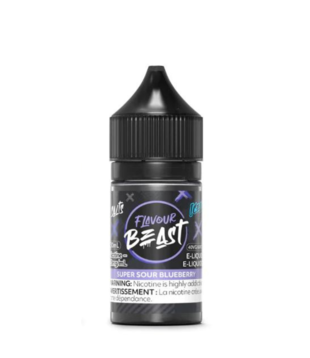 Super Sour Blueberry Ice 10mg Flavour Beast Nic Salt 30ml E-Liquid