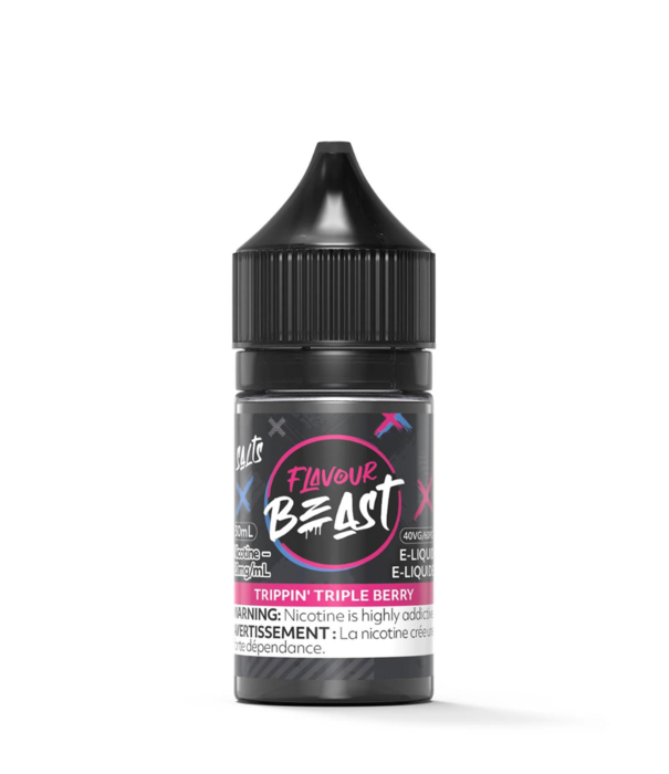 Flavour Beast Trippin’ Triple Berry Ice 10mg Flavour Beast Nic Salt 30ml E-Liquid