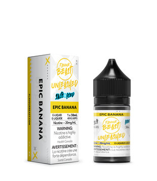 Epic Banana Ice 20mg Flavour Beast Unleashed Nic Salt 30ml E-Liquid