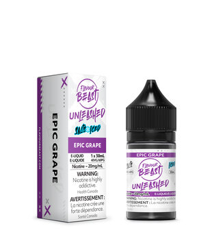 Epic Grape Ice 20mg Flavour Beast Unleashed Nic Salt 30ml E-Liquid