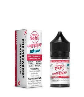Epic Strawberry Watermelon Ice 20mg Flavour Beast Unleashed Nic Salt 30ml E-Liquid