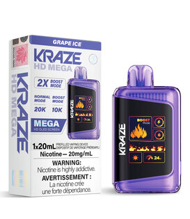 Grape Ice Kraze HD Mega 20000 Rechargeable Disposable