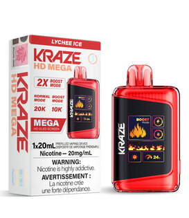 Lychee Ice Kraze HD Mega 20000 Rechargeable Disposable