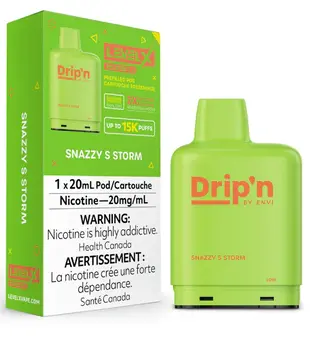 Snazzy S Storm Drip’N Level X Boost G2 25000 Disposable Vape Pod