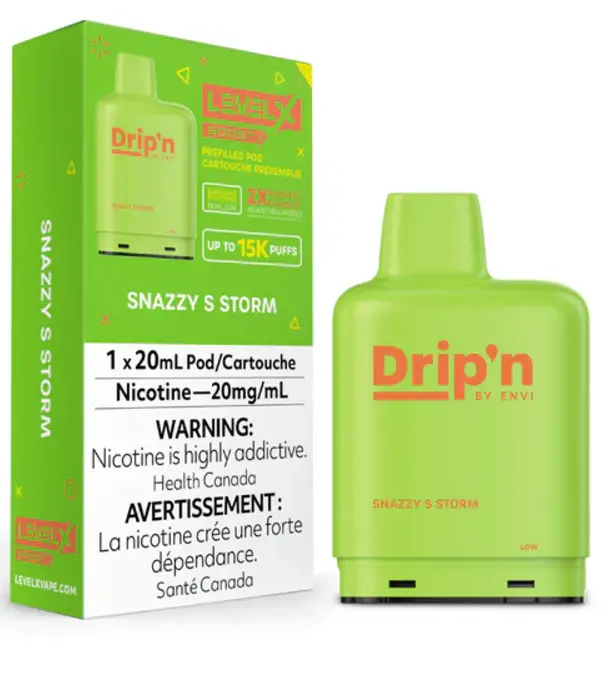 Drip'n Snazzy S Storm Drip’N Level X Boost G2 25000 Disposable Vape Pod