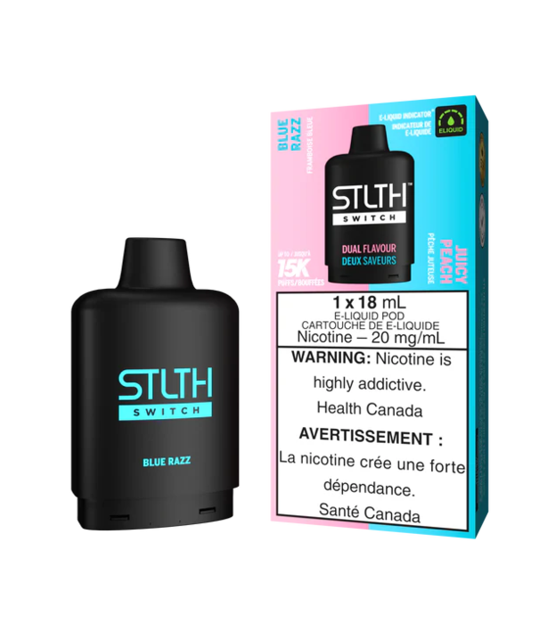 STLTH Blue Razz / Juicy Peach STLTH Switch 15000 Disposable Vape Pod