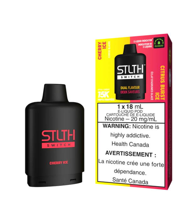 STLTH Cherry Ice / Citrus Burst Ice STLTH Switch 15000 Disposable Vape Pod