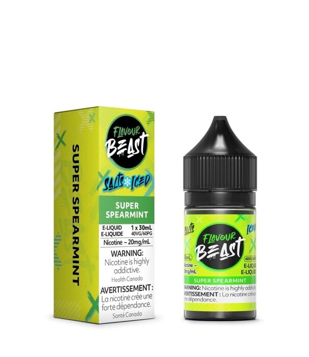 Flavour Beast Super Spearmint Ice 20mg Flavour Beast Nic Salt  30ml E-Liquid