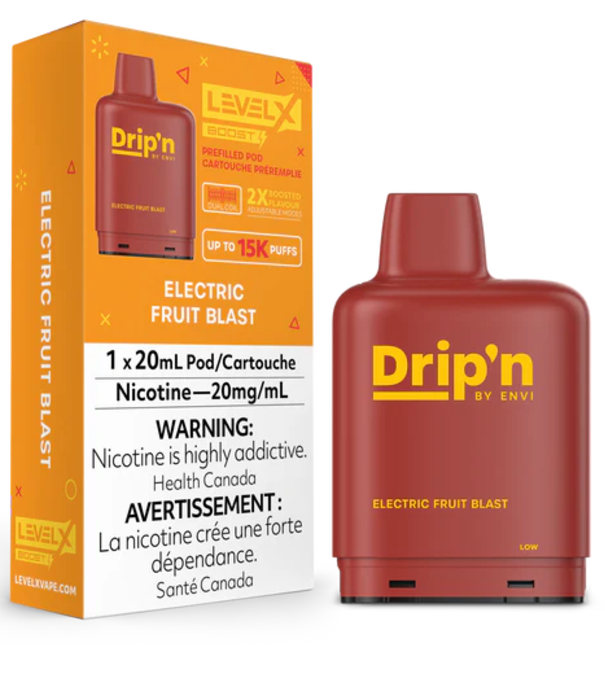 Drip'n Electric Fruit Blast Drip’N Level X Boost G2 25000 Disposable Vape Pod