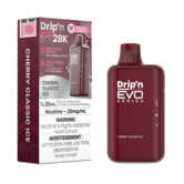Cherry Classic Ice  Envi Drip’N EVO 28000 Rechargeable Disposable