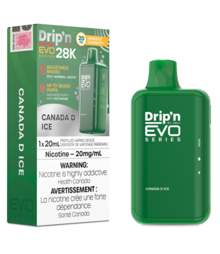 Canada D Ice Envi Drip’N EVO 28000 Rechargeable Disposable