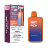 Peach Blue Razz Ice Envi Drip’N EVO 28000 Rechargeable Disposable