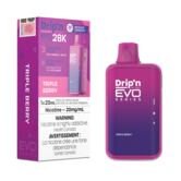 Triple Berry Envi Drip’N EVO 28000 Rechargeable Disposable