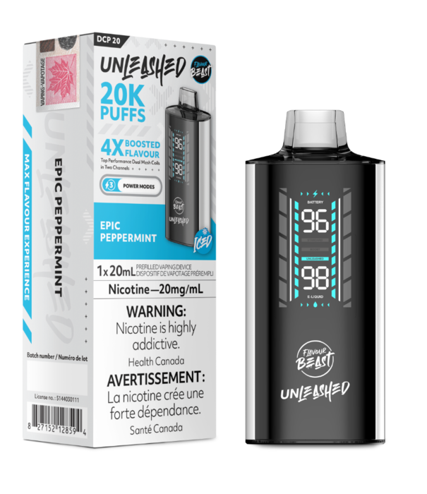 Flavour Beast Epic Peppermint Ice Flavour Beast Unleashed 20000 Rechargeable Disposable