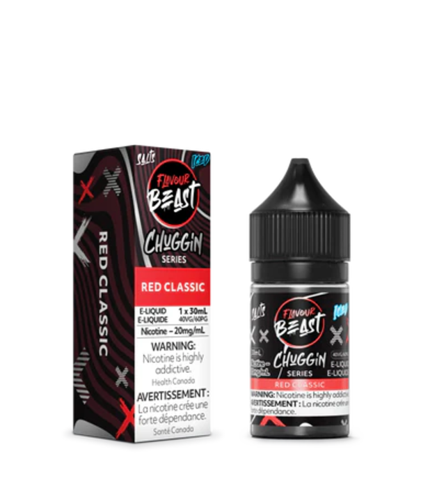 Flavour Beast Red Classic Iced 20mg Flavour Beast Chuggin’ Nic Salt 30ml E-Liquid