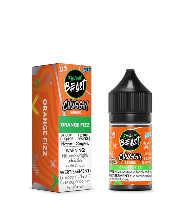 Flavour Beast Orange Fizz Ice 20mg Flavour Beast Chuggin’ Nic Salt 30ml E-liquid