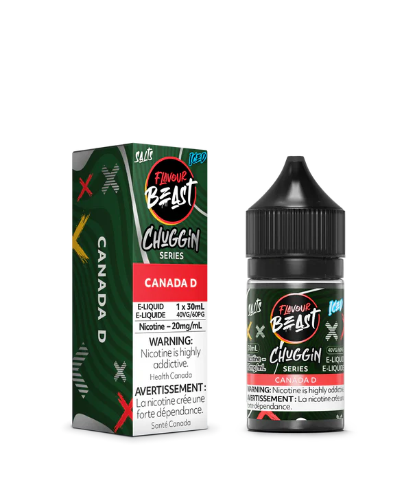 Flavour Beast Canada D Iced 20mg Flavour Beast Chuggin’ Nic Salt 30ml E-Liquid