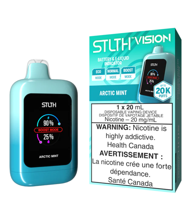 STLTH Arctic Mint STLTH Vision 20000 Rechargeable Disposable