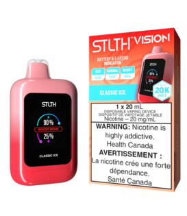 Classic Ice STLTH Vision 20000 Rechargeable Disposable