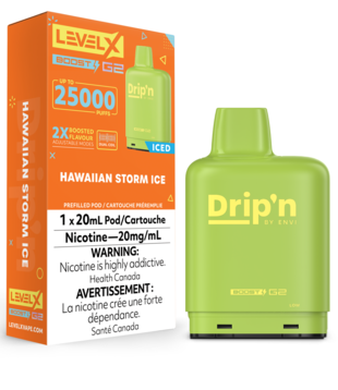 Hawaiian Storm Ice Drip’N Level X Boost G2 25000 Disposable Vape Pod