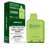 Green Apple Drip’N Level X Boost G2 25000 Disposable Vape Pod