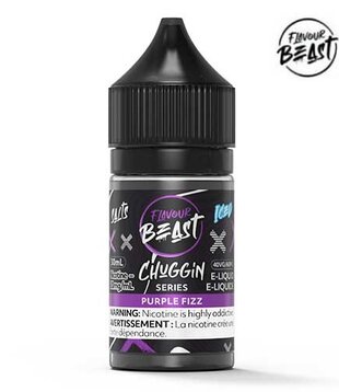 Purple Fizz Ice Flavour Beast Chuggin’ Nic Salt 30ml E-liqud