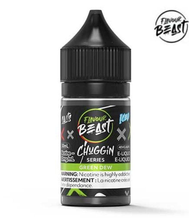 Flavour Beast Green Dew Ice Flavour Beast Chuggin’ Nic Salt 30ml E-liquid