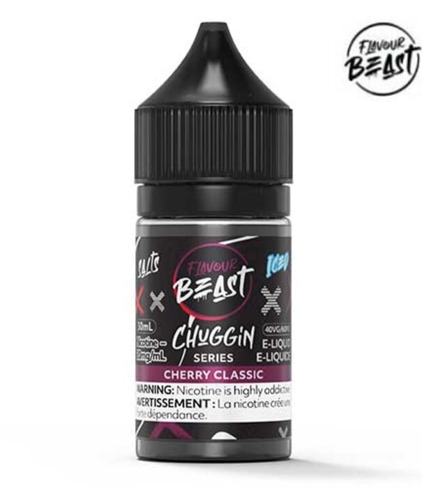 Flavour Beast Cherry Classic Ice Flavour Beast Chuggin’ Nic Salt 30ml E-liquid