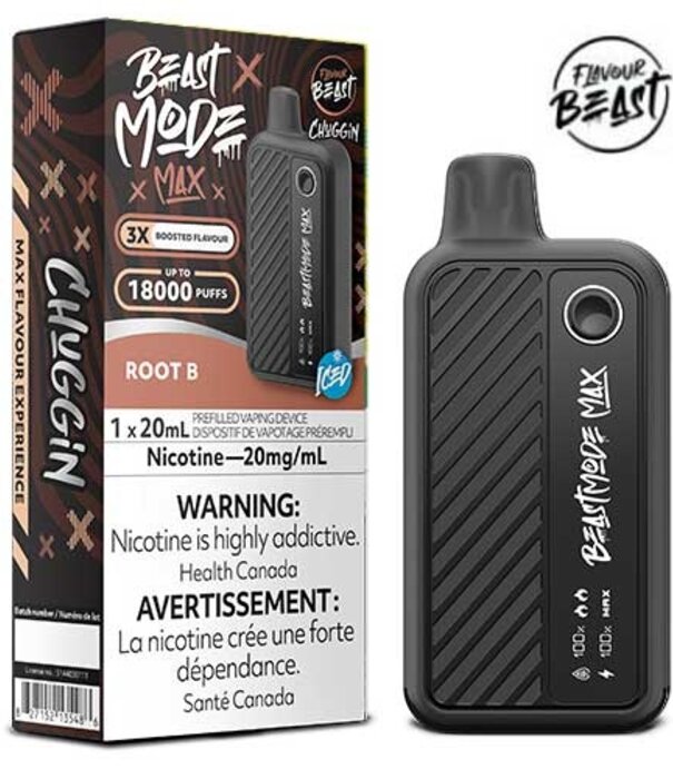 Flavour Beast Root B Ice Flavour Beast Beast Mode Max 18000 Rechargeable Disposable
