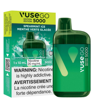 Spearmint Ice 20mg Vuse Go 5000 Rechargeable Disposable