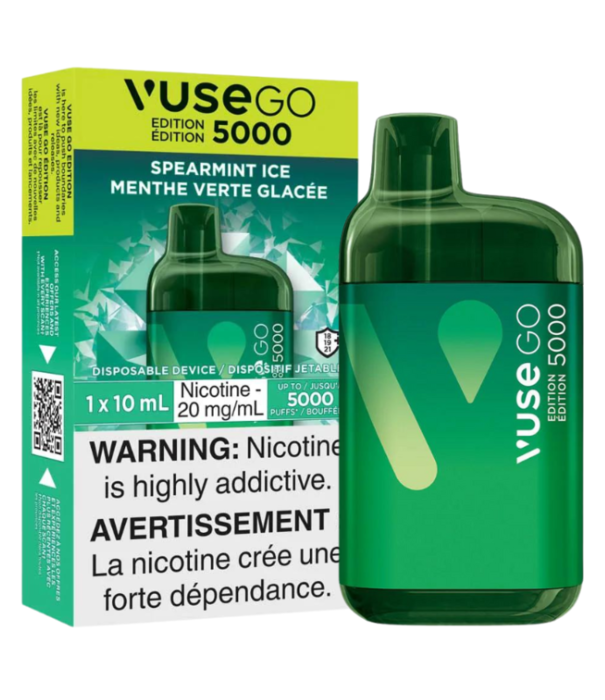 Vuse Spearmint Ice 20mg Vuse Go 5000 Rechargeable Disposable