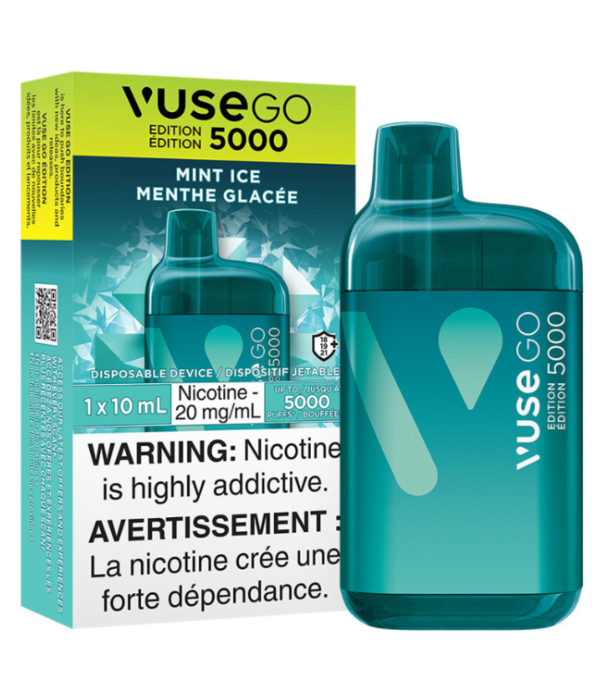 Vuse Mint Ice 20mg Vuse Go 5000 Rechargeable Disposable