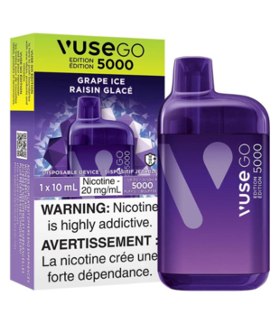 Grape Ice 20mg Vuse Go 5000 Rechargeable Disposable